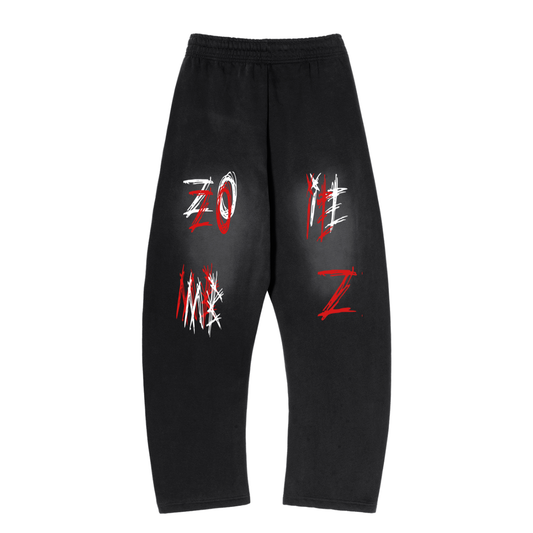 THZBZ Curved Blade Fleece Sweatpants